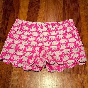 LILLY PULITZER BUTTERCUP SHORT IN PINK TUSK IN THE SUN SIZE 4